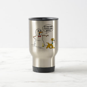 Mug De Voyage Plaisanterie de bonhomme de neige