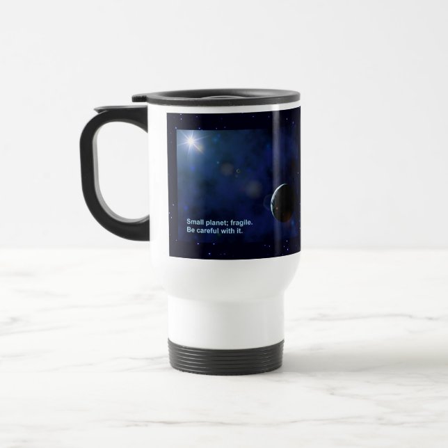 Mug De Voyage Planète fragile (Gauche)