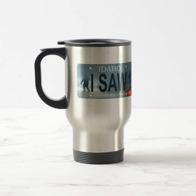 Mug De Voyage Plaque de licence Sasquatch (Gauche)