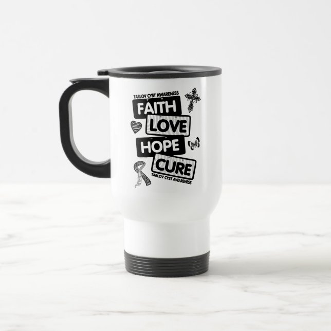Mug De Voyage Plaques de licence...Tarlov Cyst (Gauche)