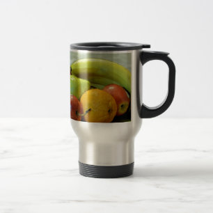 Mug De Voyage Plateau de fruits coloré, orange, pomme, poire,