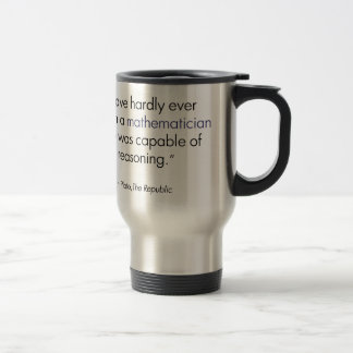Mug De Voyage Platon sur les mathématiciens