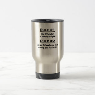 Mug De Voyage Plombier de règle