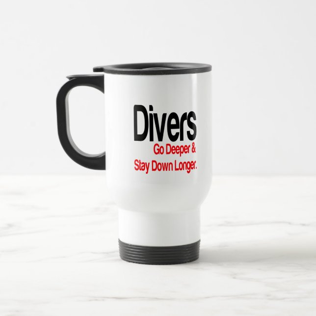 Mug De Voyage Plongeurs Plonger Plaisanter Plaisanterie Voyage M (Gauche)