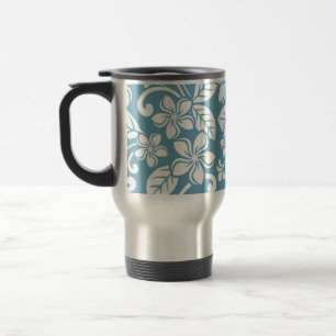 MUG DE VOYAGE PLUMÉRIE DE L'ÎLE (BLEU D'ESCLAT)