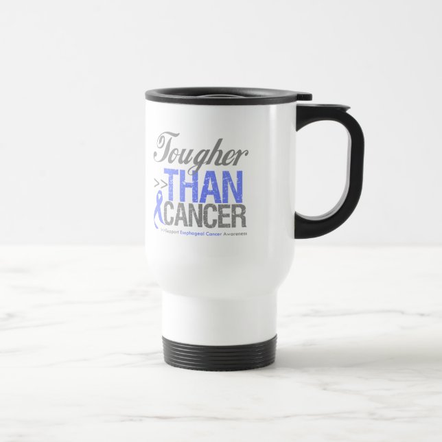 Mug De Voyage Plus dur que le Cancer - Cancer oesophagien (Droite)