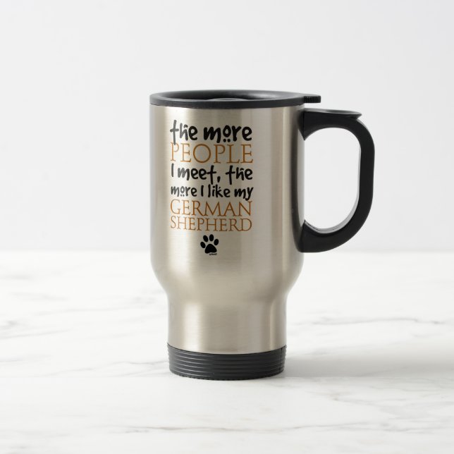 Mug De Voyage Plus les personnes que je rencontre… (Droit)