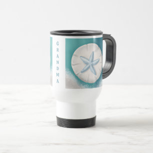 Mug De Voyage Plutôt Turquoise Plage Personnalisée de Starfish