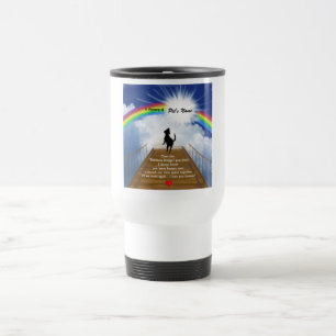 Mug De Voyage Poème commémoratif de pont en arc-en-ciel pour des