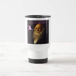 Mug De Voyage Poème floral de William Cullen Bryant