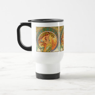 Mug De Voyage POÉSIE de la série "les arts" par Mucha