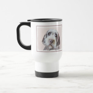 Mug De Voyage Pointing à poils durs Peinture Griffon - Art Chien