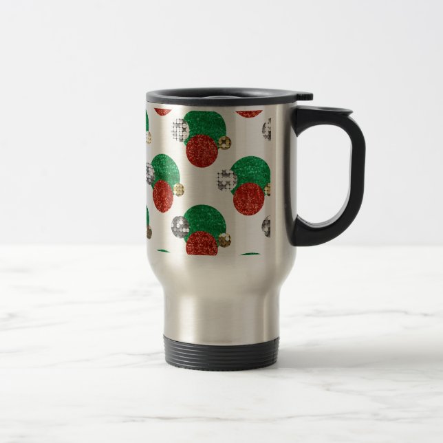 Mug De Voyage points de noël séquentiel (Droit)