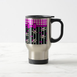 Mug De Voyage Points et têtes de mort, échantillons