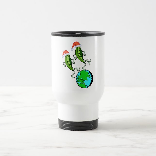 Mug De Voyage Pois de vacances sur Terre (Centre)