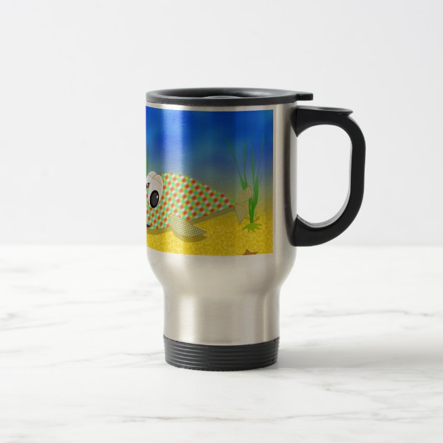 Mug De Voyage Poisson Carton mignon (Droit)
