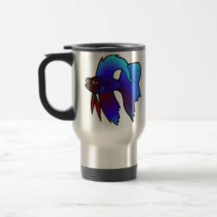 Mug De Voyage Poisson combattant cartoon / Poisson combattant si