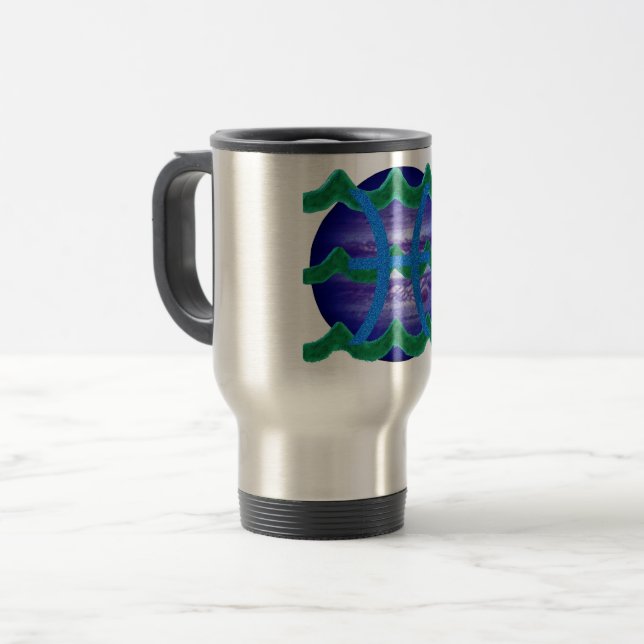 Mug De Voyage Poissons (Devant gauche)