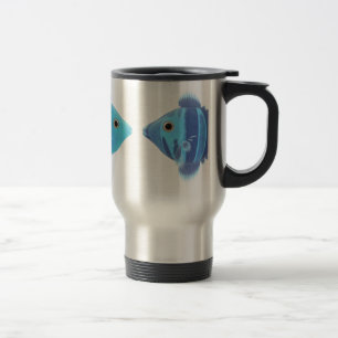 Mug De Voyage poissons bleus