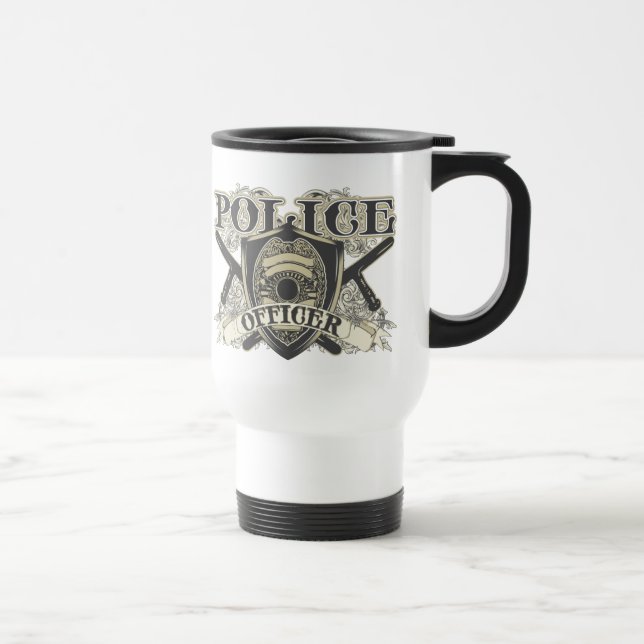 Mug De Voyage Policier vintage (Droite)