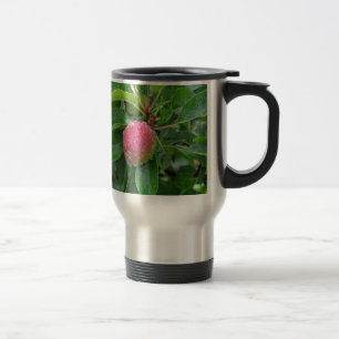 Mug De Voyage Pomme rouge fraîche sur l'arbre