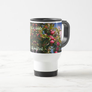 Mug De Voyage Pommes Rouges Sur L'Arbre Nature Personnalisée
