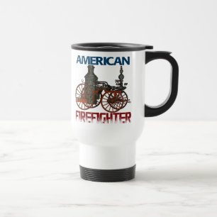 Mug De Voyage Pompier américain