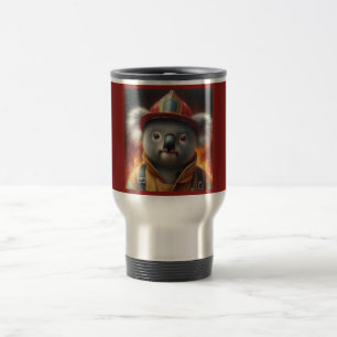 Mug De Voyage Pompier Koala