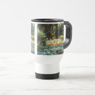 Mug De Voyage Pont au-dessus de l'étang de nénuphar par Claude