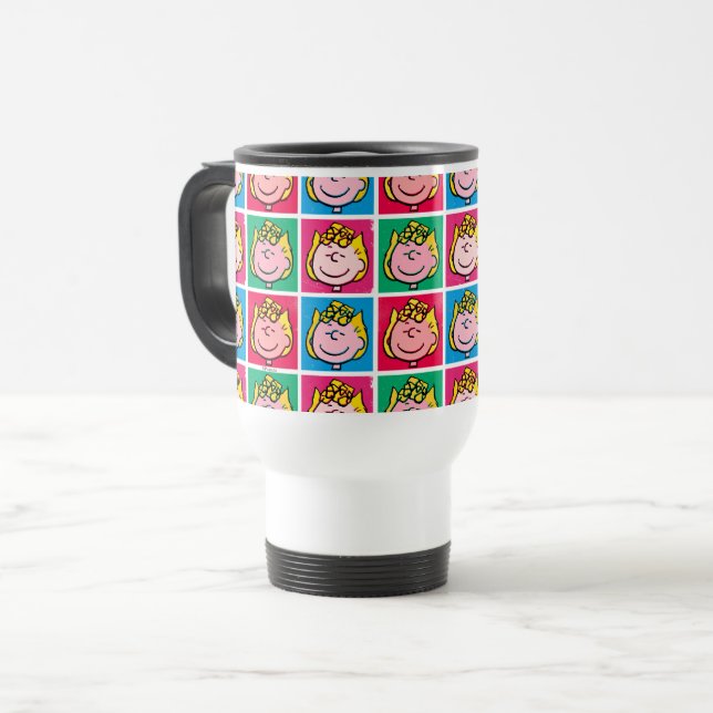 Mug De Voyage Pop Art Sally | Mod pour vous Motif (Devant gauche)