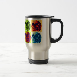 Mug De Voyage Pop Art Skull