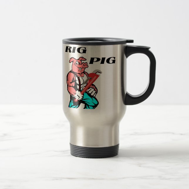 Mug De Voyage Porc d'installation (Droit)