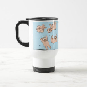 Mug De Voyage Porcs de trempoline