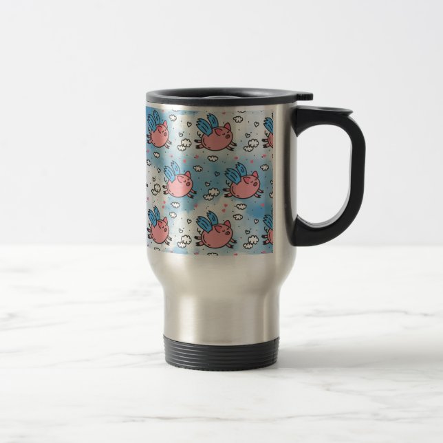 Mug De Voyage porcs volants (Droit)