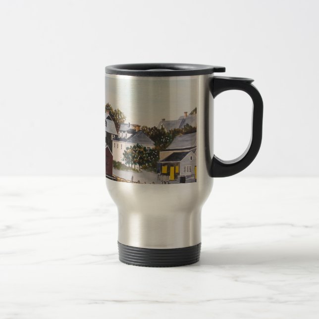 Mug De Voyage Port de Portsmouth, New Hampshire (Droit)