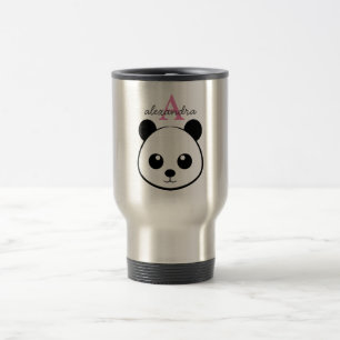 Mug De Voyage Porte-panda coutume Monogramme