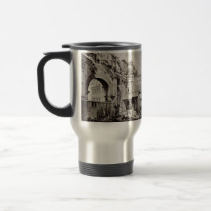 Mug De Voyage Portique d'Octavie Rome Art en Noir et Blanc