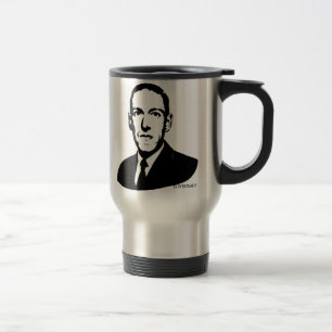 Mug De Voyage Portrait de HP Lovecraft