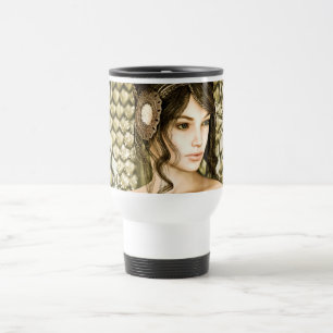 Mug De Voyage Portrait de Princesse de Conte de Fées Enchanté