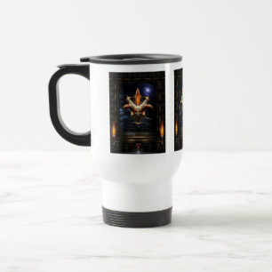 Mug De Voyage Portrait d'incendie d'Akrellian
