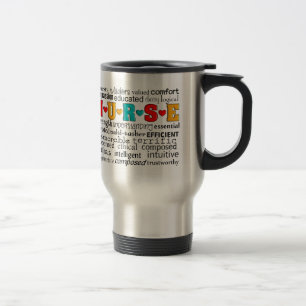 Mug De Voyage Positif d'infirmière décrivant des cadeaux de mo
