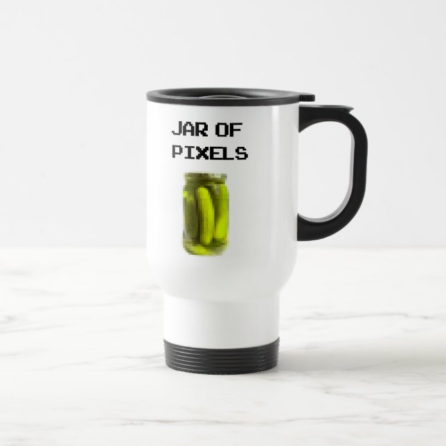 Mug De Voyage Pot de pixels (Droite)
