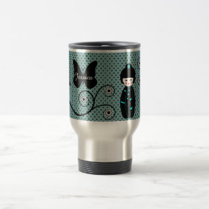 Mug De Voyage Pot Polka japonais personnalisé