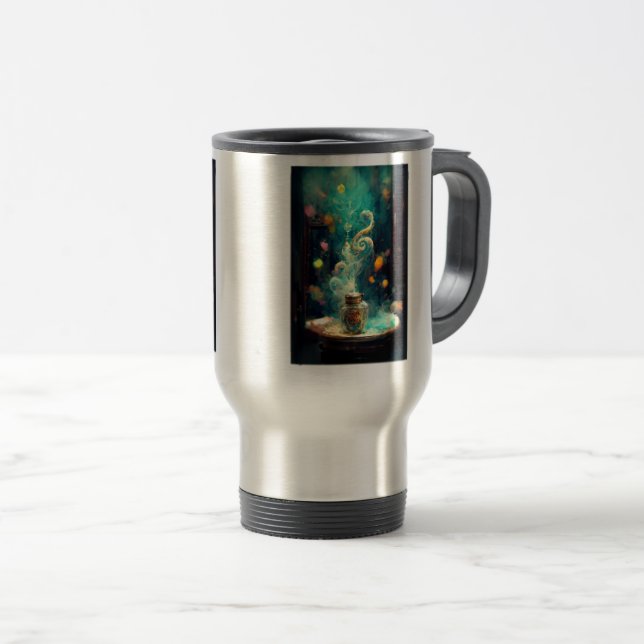 Mug De Voyage Potion magique Voyage/Mug de navette, 15 oz (Devant droit)