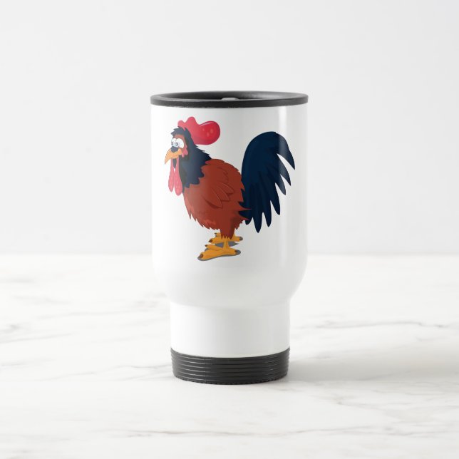 Mug De Voyage Poulailler de dessin animé (Centre)