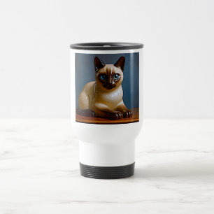 Mug de voyage pour chat siamois