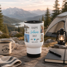 Mug de voyage pour la Fête des Pères | Collage per