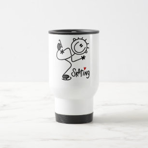 Mug De Voyage Pour l'amour des T-shirts de patinage et des cadea