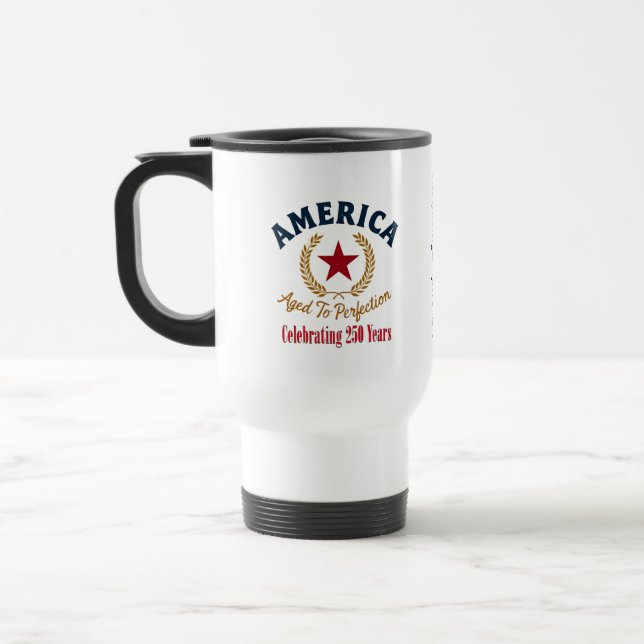 Mug de voyage pour les 250 ans de l'Amérique (Gauche)