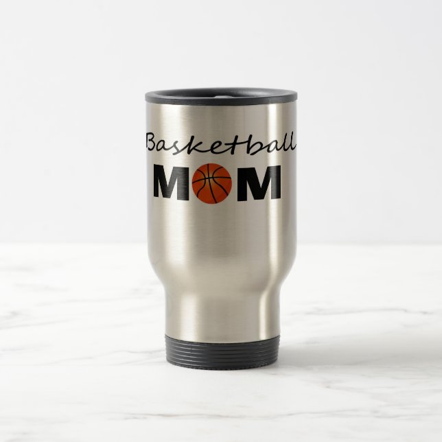 Mug de voyage pour maman de basketteur (Centre)